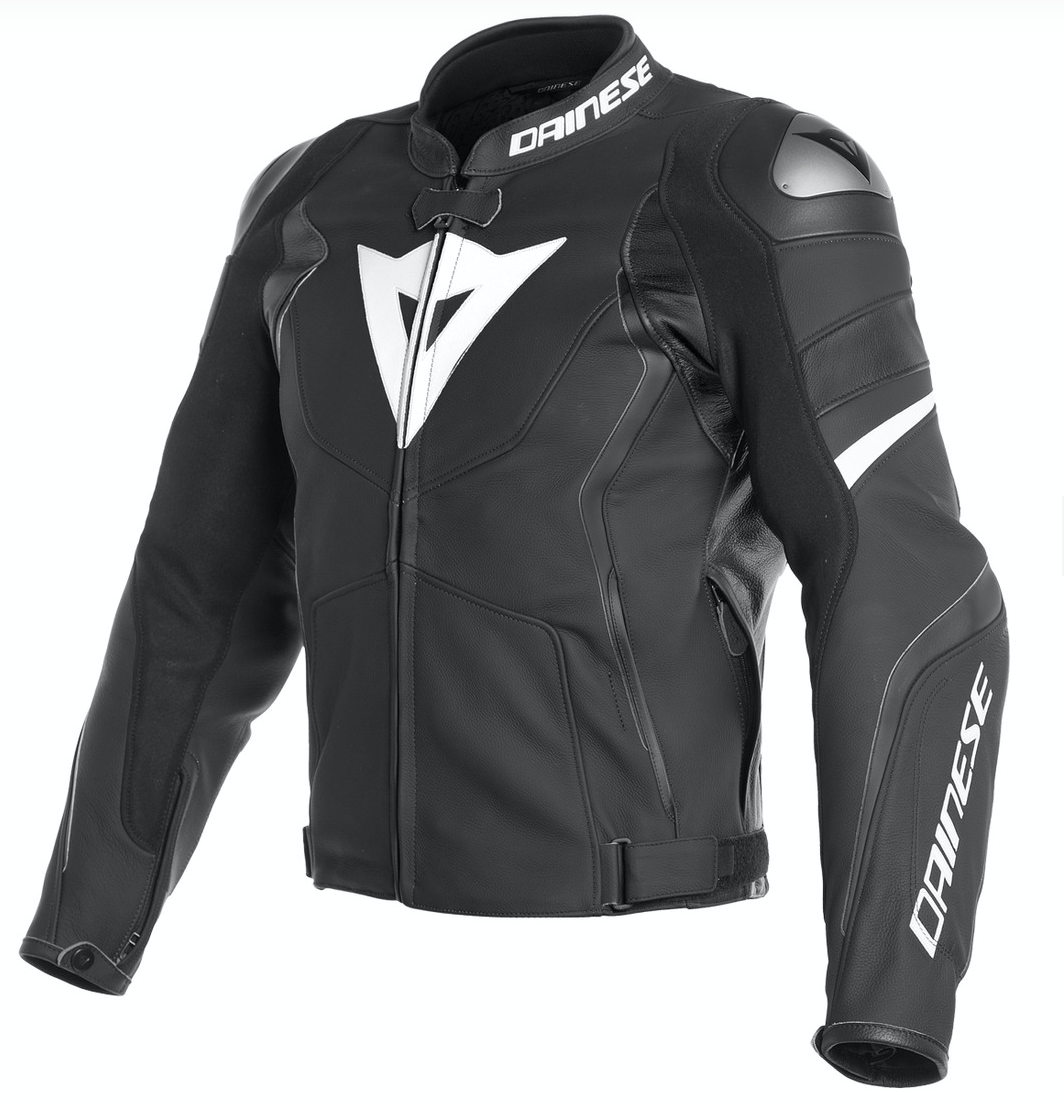 Blouson de moto femme Dainese AVRO 4 noir/blanc