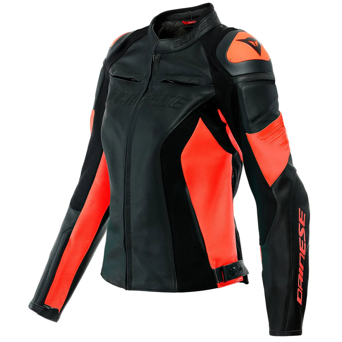 Veste moto Femme RACING 4 LADY Orange.