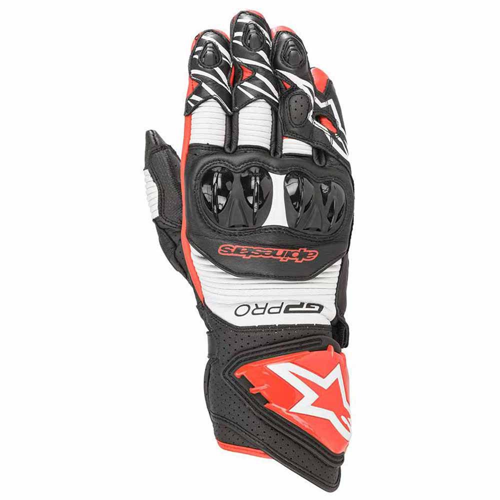Gants moto Alpinestars GP PRO R3 blanc/orange