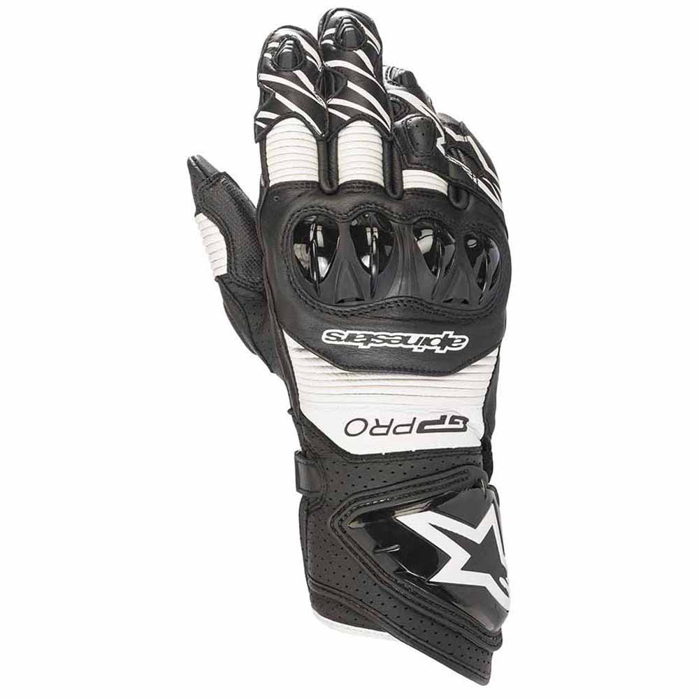Gants moto Alpinestars GP PRO R3 blanc